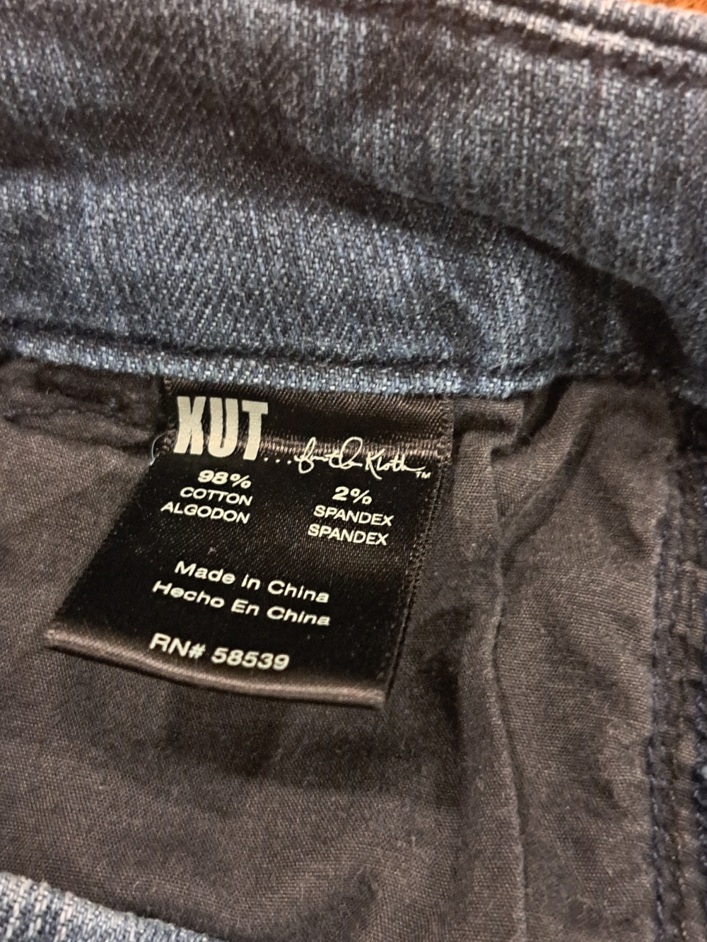Kut from the Kloth Women's Denim Bermuda Shorts - Blue - Picture 5 of 9